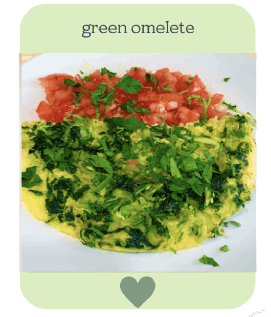 green omelete
